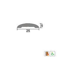 KILARGO IS4110 25MM MEDIUM DUTY LOWPROFILE THRESHOLD PLATE - AVAILABLE IN VARIOUS SIZES