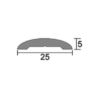 KILARGO IS4110 25MM MEDIUM DUTY LOWPROFILE THRESHOLD PLATE - AVAILABLE IN VARIOUS SIZES