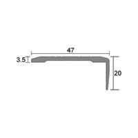 KILARGO IS4135 THRESHOLD STAIR NOSING - AVAILABLE IN VARIOUS SIZES - primehardware