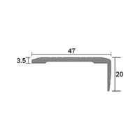 KILARGO IS4135 THRESHOLD STAIR NOSING - AVAILABLE IN VARIOUS SIZES