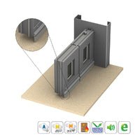 KILARGO IS5116SI SILICONE SWEEP DOOR SEAL - AVAILABLE IN VARIOUS FINISHES AND SIZES
