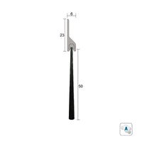 KILARGO IS5130 BRUSH DOOR SEAL 50MM BRUSH ALUMINIUM CARRIER - AVAILABLE IN VARIOUS COLOUR AND SIZES - primehardware