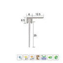 KILARGO IS5161HSI ANTIMICROBIAL SILICONE SWEEP SEAL - AVAILABLE IN VARIOUS SIZES - primehardware