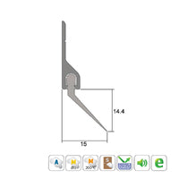 KILARGO IS5177ASI ANGLED SILICONE SEAL - AVAILABLE IN VARIOUS FINISHES AND SIZES