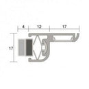 KILARGO IS6015 MAGNETIC PERIMETER SEAL FOR SWING OR SLIDING STEEL CLAD DOORS 2000MM - primehardware