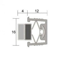 KILARGO IS6020 MAGNETIC SEAL FOR REBATING INTO MEETING STILES OF DOOR PAIRS