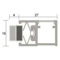 KILARGO IS6030 MAGNETIC SEAL FOR STEELCLAD DOOR PERIMETERS & MEETING STILES