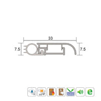 KILARGO IS7020SI DOOR PERIMETER SEAL SET - AVAILABLE IN VARIOUS SIZES