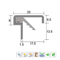 KILARGO IS7060SI ASTRAGAL DOOR SEAL - AVAILABLE IN VARIOUS FINISHES AND SIZES