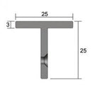 KILARGO IS7062 ALUMINIUM 'T' SECTION ASTRAGAL SEAL - primehardware