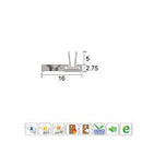 KILARGO IS7071SI ASTRAGAL DOOR SEAL - AVAILABLE IN VARIOUS FINISHES AND SIZES - primehardware