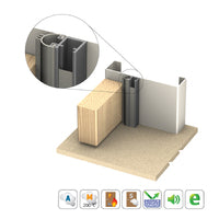 KILARGO IS7080SI DOOR PERIMETER SEAL - AVAILABLE IN VARIOUS FINISHES AND SIZES