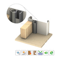 KILARGO IS7080SI DOOR PERIMETER SEAL - AVAILABLE IN VARIOUS FINISHES AND SIZES