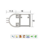 KILARGO IS7080SI COMPACT DOOR PERIMETER SEAL - AVAILABLE IN VARIOUS FINISHES AND SIZES - primehardware