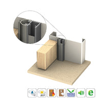 KILARGO IS7080SI COMPACT DOOR PERIMETER SEAL - AVAILABLE IN VARIOUS FINISHES AND SIZES