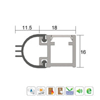 KILARGO IS7080 DOOR PERIMETER SEAL SET - AVAILABLE IN VARIOUS SIZES