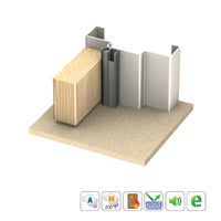 KILARGO IS7085SI DOOR PERIMETER SEAL FIRE RATED - AVAILABLE IN VARIOUS FINISHES AND SIZES