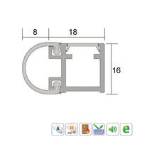 KILARGO IS7085SI DOOR PERIMETER SEAL FIRE RATED - AVAILABLE IN VARIOUS FINISHES AND SIZES - primehardware