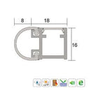 KILARGO IS7085SI DOOR PERIMETER SEAL FIRE RATED - AVAILABLE IN VARIOUS FINISHES AND SIZES - primehardware