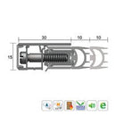 KILARGO IS7087SI ADJUSTABLE PERIMETER SEAL - AVAILABLE IN VARIOUS SIZES - primehardware