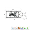 KILARGO IS709SI ADJUSTABLE PERIMETER SEAL DOOR SET - AVAILABLE IN VARIOUS SIZES - primehardware