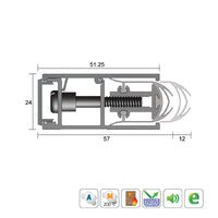 KILARGO IS7095SI ADJUSTABLE DOOR PERIMETER SEAL - AVAILABLE IN VARIOUS SIZES - primehardware