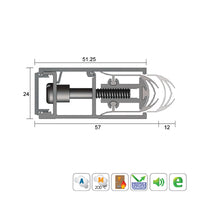 KILARGO IS7095SI ADJUSTABLE DOOR PERIMETER SEAL SET - AVAILABLE IN VARIOUS SIZES
