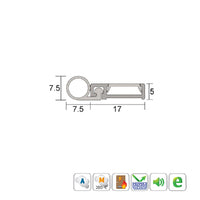 KILARGO IS7110SI DOOR PERIMETER SEAL SET - AVAILABLE IN VARIOUS FINISHES AND SIZES