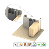 KILARGO IS7195SI ACOUSTIC PERIMETER DOOR SEAL - AVAILABLE IN VARIOUS SIZES