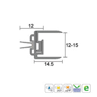 KILARGO IS7330SI MEETING STILE AND EDGE SEALS - AVAILABLE IN VARIOUS SIZES