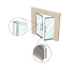 KILARGO IS7345SI ASTRAGAL TRANSLUCENT DOOR SEAL FOR 10MM GLASS DOORS - AVAILABLE IN VARIOUS SIZES - primehardware