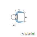 KILARGO IS7350SI TRANSLUSCENT POLYCARBONATE ASTRAGAL EDGE SEAL CLEAR - AVAILABLE IN VARIOUS SIZES - primehardware