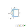 KILARGO IS7355SI TRANSLUSCENT POLYCARBONATE ASTRAGAL EDGE SEAL - AVAILABLE IN VARIOUS SIZES - primehardware