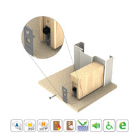 KILARGO IS8010SI CONCEALED AUTOMATIC DOOR BOTTOM SEAL - AVAILABLE IN VARIOUS SIZES
