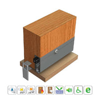 KILARGO IS8011SI MEDIUM DUTY AUTOMATIC DOOR SEAL - AVAILABLE IN VARIOUS SIZES