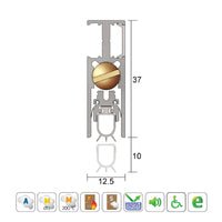 KILARGO IS8035SI HEAVY DUTY DOOR BOTTOM SEAL - AVAILABLE IN VARIOUS SIZES AND FINISHES - primehardware