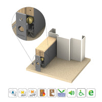 KILARGO IS8090SI AUTOMATIC DOOR BOTTOM SEAL - AVAILABLE IN VARIOUS FINISHES AND SIZES