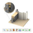 KILARGO IS8090SI AUTOMATIC DOOR BOTTOM SEAL - AVAILABLE IN VARIOUS FINISHES AND SIZES