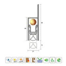 KILARGO IS8090SI AUTOMATIC DOOR BOTTOM SEAL - AVAILABLE IN VARIOUS FINISHES AND SIZES - primehardware
