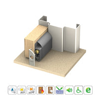 KILARGO IS8091S AUTOMATIC DOOR BOTTOM SEAL - AVAILABLE IN VARIOUS FINISHES AND SIZES
