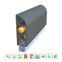 KILARGO IS8091S AUTOMATIC DOOR BOTTOM SEAL - AVAILABLE IN VARIOUS FINISHES AND SIZES