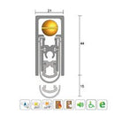 KILARGO IS8520SI AUTOMATIC DOOR BOTTOM SEAL - AVAILABLE IN VARIOUS SIZES - primehardware