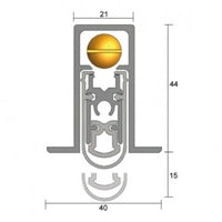KILARGO IS8530SI HEAVY DUTY FULLY MORTISED SEAL (1500MM CUTS BACK TO 1220MM)