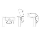 KILARGO IS9570 GAP FILLING ALUMINIUM AND FABRIC RETROFIT FINGER GUARD 1925MM - primehardware