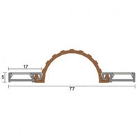 KILARGO ISRG9055 HINGE SIDE SAFETY SEAL GASKET TO SUIT IS9055 PER METRE BLACK