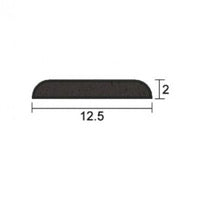 KILARGO KG1202XX SELFADHESIVE INTUMESCENT FIRE SEAL (12X2MM) 50M ROLL BLACK