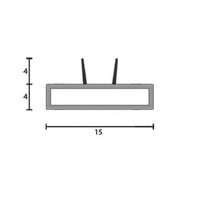 KILARGO KP1504TS RIGID FIRE SEAL WITH SMOKE & ACOUSTIC FIN SEAL
