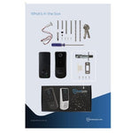 McGrath Locks Kedron 5 - in - 1 Digital Door Lock | IP65 Waterproof | Biometric Fingerprint & Bluetooth | Black Finish - primehardware