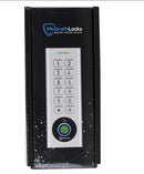 Electronic keypad lock with McGrathLocks branding on a white background