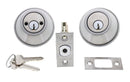 Carbine LB Residential Series Standard Double Cylinder Deadbolt, 60 - 70mm backset, C4 Keyed to Differ , Boxed, Satin Stainless Steel - primehardware